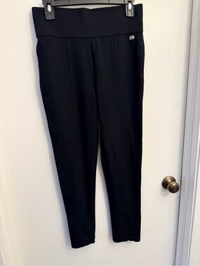 Calvin Klein Black Ponte Pull-On Skinny Pants